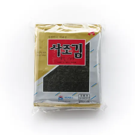 (16:30분마감)사조해표 김밥김(실온 골드 10매*10입 270g한국) 이미지