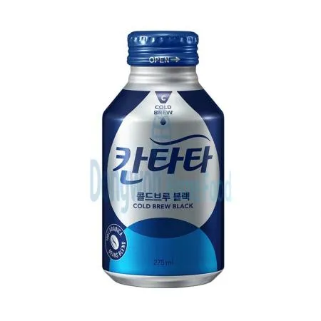 (16:30마감(D) 칸타타콜드브루블랙(롯데칠성/캔/275ML*6EA)BOX 이미지