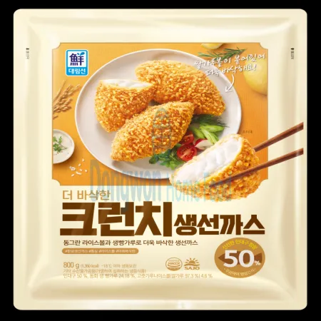 (16:30마감(D) 더바삭한크런치생선까스(민대구:멕시코산/사조/냉동/80g*10ea)EA 이미지