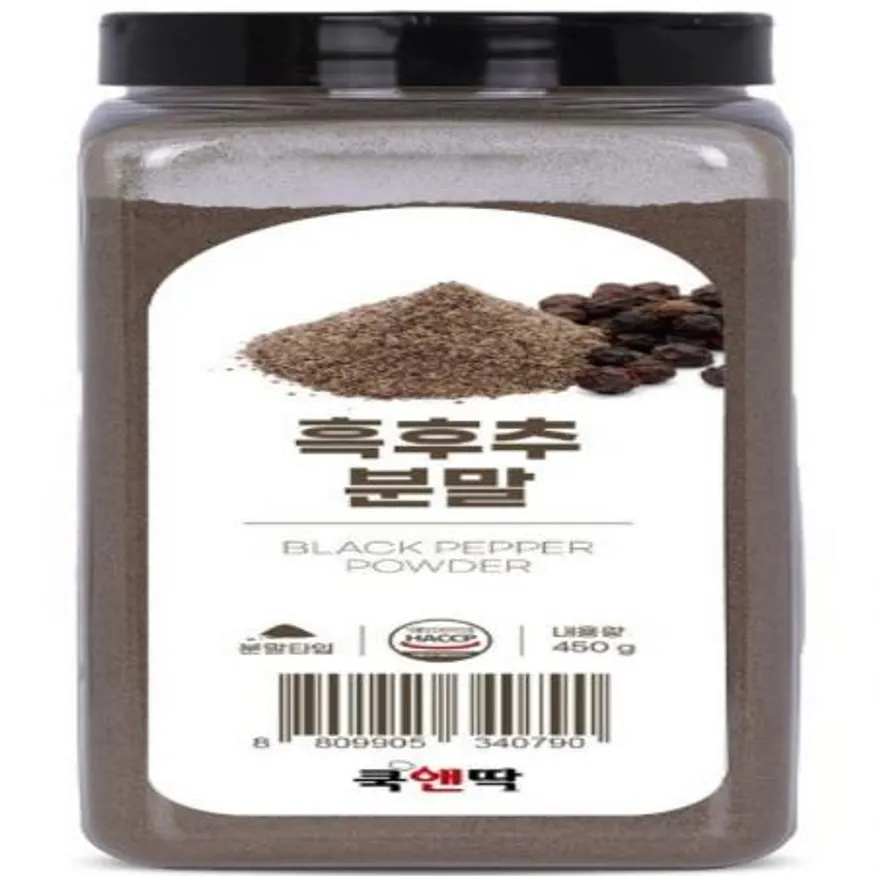 (16:30마감(D) 흑후추분말(두비/쿡액딱/450G)EA 이미지