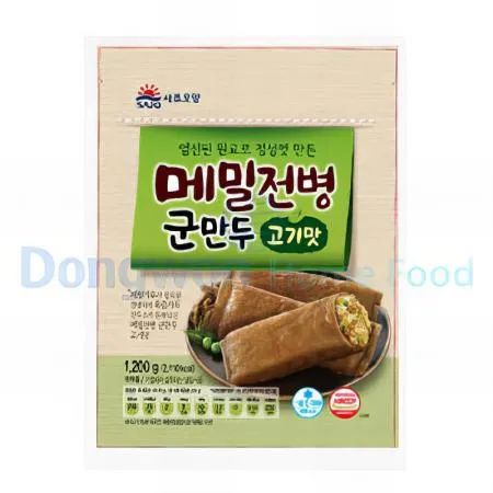 (16:30마감(D) 메밀전병군만두고기맛(사조오양/냉동/10입/1.2kg)EA 이미지