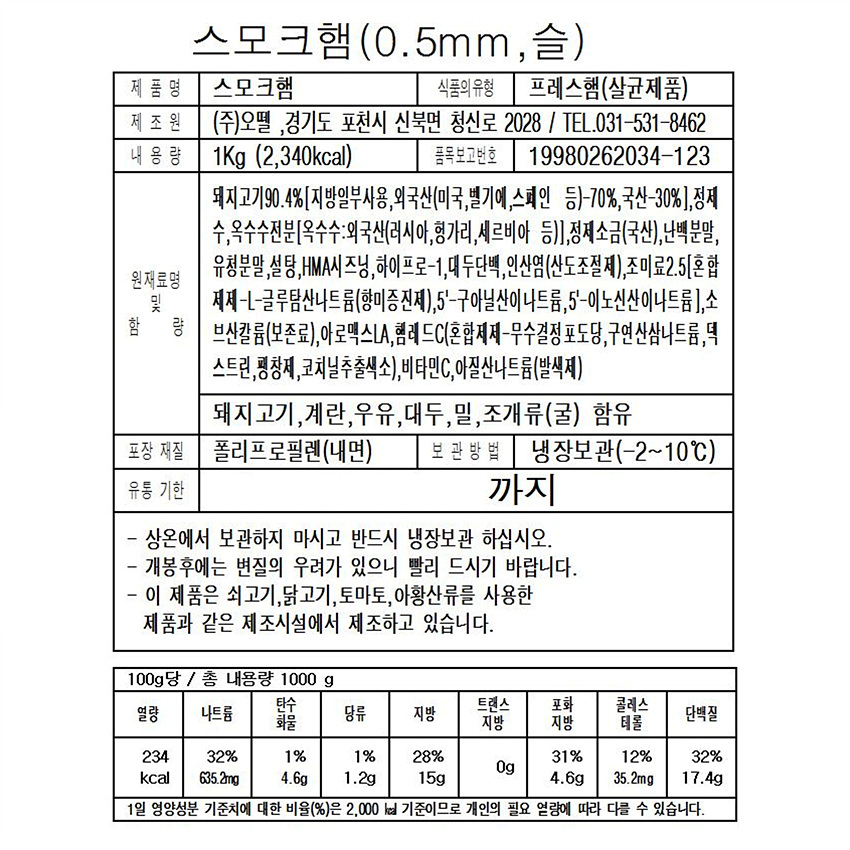 상품정보제공고시