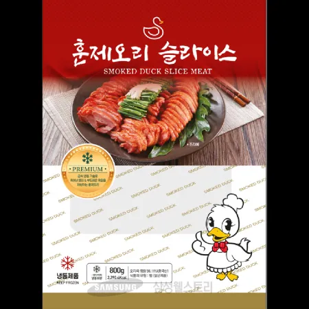 (16:30마감)훈제오리슬라이스(삼아아시아/800G/PAC/중국산)