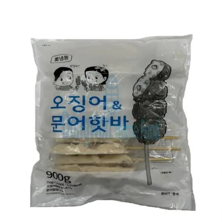 (16:30마감(D) 오징어문어핫바(중국/가토코/90g*10입/900g)EA 이미지