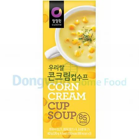 (16:30마감(D) 우리쌀콘크림컵수프(청정원/60g*24ea)BOX 이미지