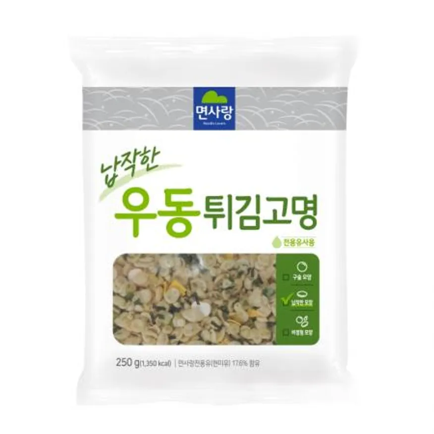 (16:30마감(D) 납작한우동튀김고명(면사랑/250G/건더기스프)EA 이미지
