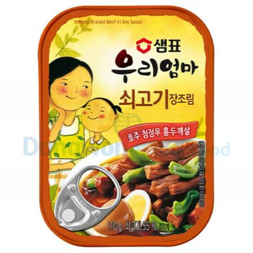 (16:30마감(D) 우리엄마쇠고기장조림(국내산/샘표/110G)EA 이미지