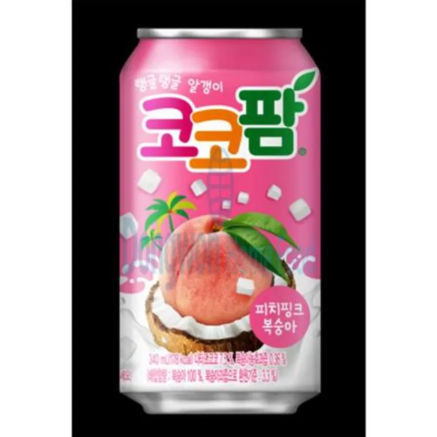 (16:30마감(D) 코코팜피치핑크(해태/340ML*24EA)BOX 이미지