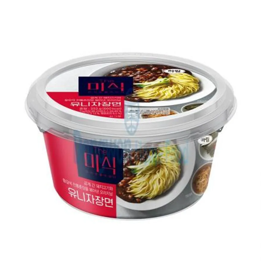 (16:30마감(D) THe미식유니짜장면컵(하림산업/252g*12입)BOX 이미지