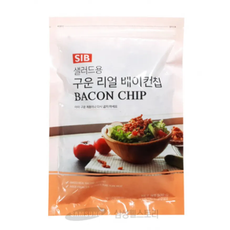 (16:30마감)구운리얼베이컨칩(선인/500G/PAC/삼겹살:미국산) 이미지