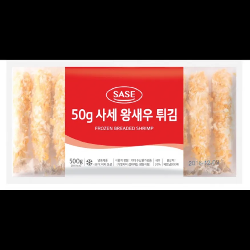(16:30마감)왕새우튀김(새우30%)(500G(50G*10EA)/P/사세/베트남산) 이미지