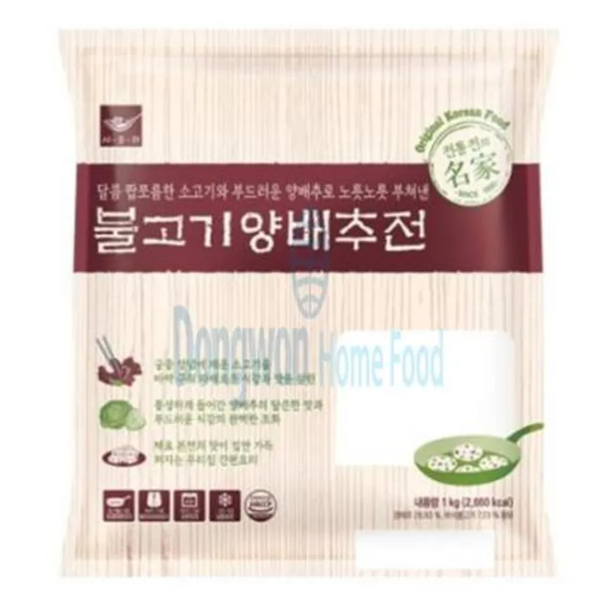 (16:30마감(D) 불고기양배추전(사옹원/냉동/1KG(30g*33입))EA 이미지