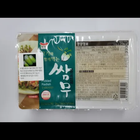 (16:30마감)고기와함께먹는쌈무(일미농수산/8KG(1KG*8봉)/BOX/국산) 이미지