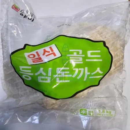 (16:30마감(D) 일식골드등심돈까스(야미푸드/돈육:국내산/180g*10입/1.8kg)EA 이미지