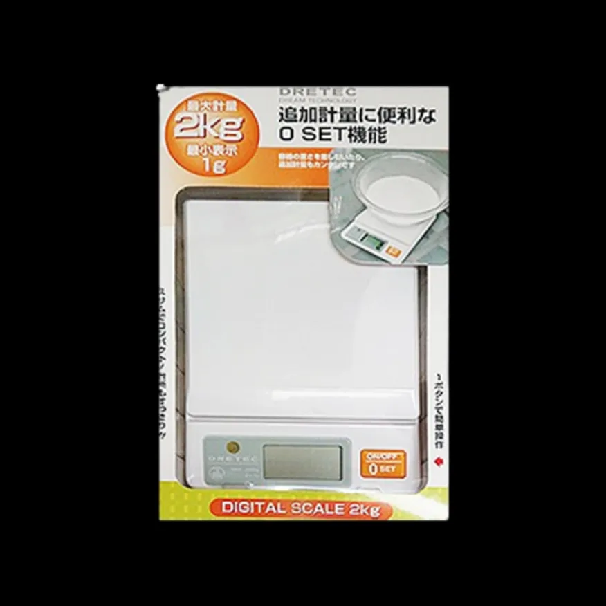 (16:30마감(L)디지털전자저울(흰색/2kg/1g/KS-233WT) 이미지