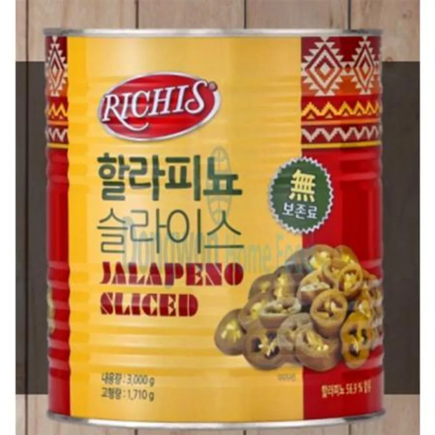 (16:30마감(D) 리치스할라피뇨(중국산/동서/슬라이스/3KG)EA 이미지