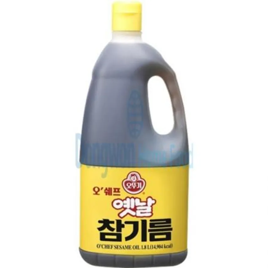 (16:30마감(D) 오쉐프참기름(오뚜기/참깨분100%/1.8L)EA 이미지