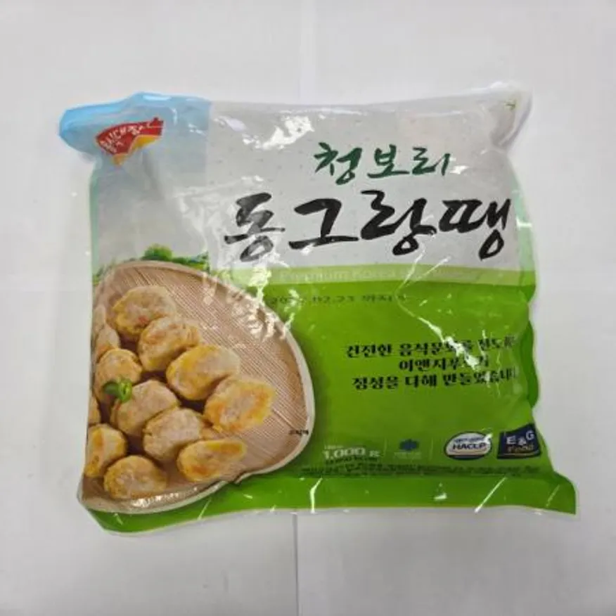 (16:30마감(D) 청보리동그랑땡(이앤지/계육,돈육:국내산/1kg)EA 이미지