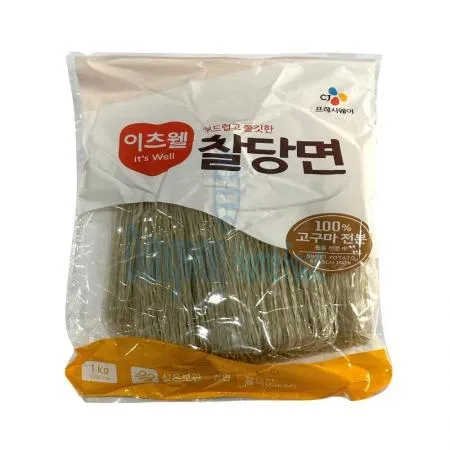 (16:30마감(D) 이츠웰찰당면(중국산/사수리풍/1kg)EA 이미지