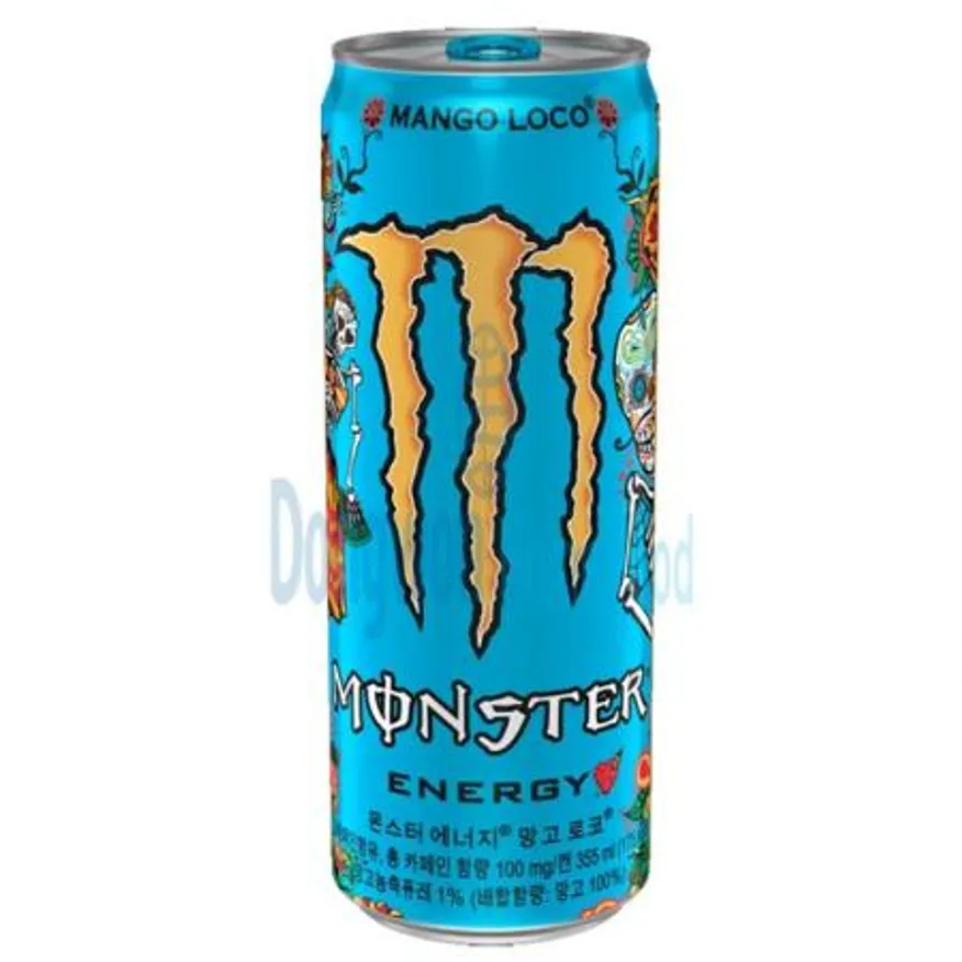 (16:30마감(D) 몬스터에너지(코카콜라/망고로코/355ML*24EA)BOX 이미지