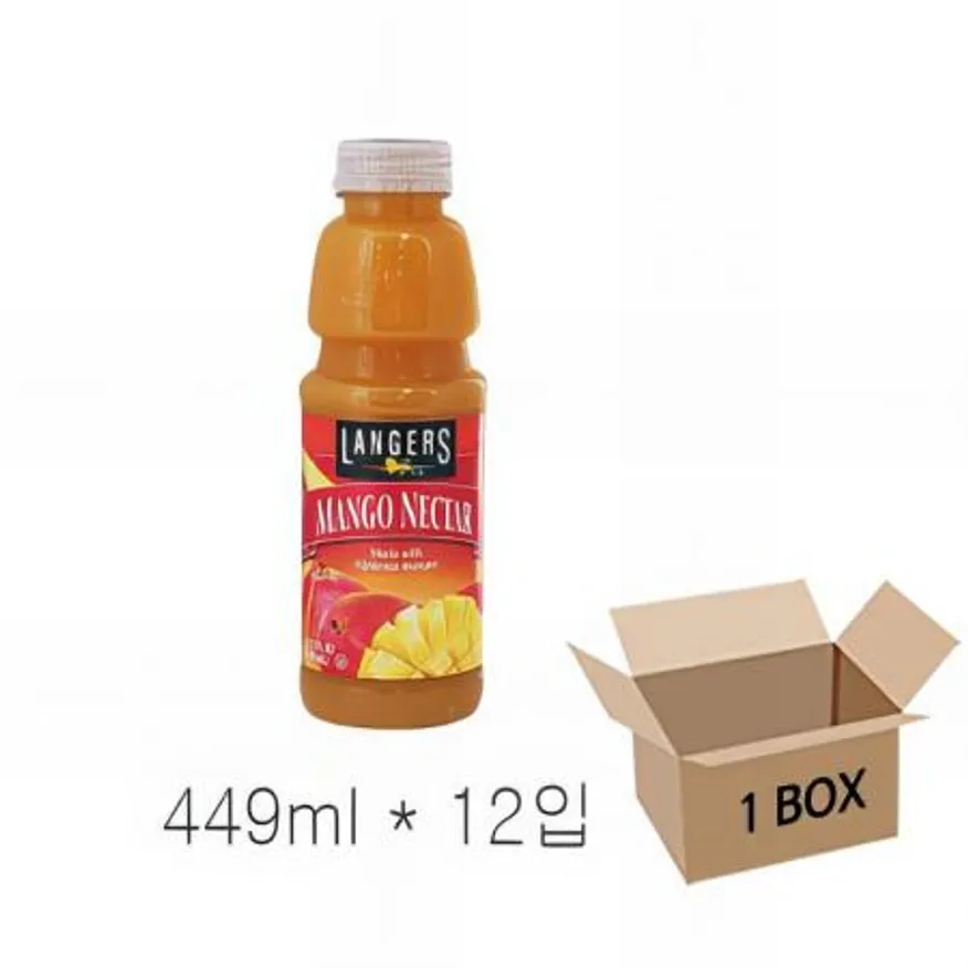 (16:30마감(D) 망고주스(랭거스/449ML*12입)BOX 이미지