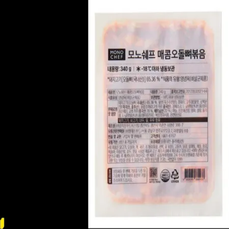 (16:30마감(D) 매콤오돌뼈볶음(모노/오돌뼈:국내산/340g)EA 이미지