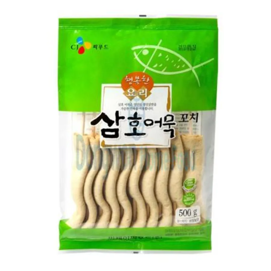 (16:30마감(D) 삼호꼬치어묵사각(연육:중국산/CJ씨푸드/500g)EA 이미지