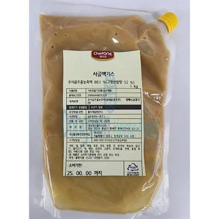 (16:30마감(D) 쉐프원사골엑기스(대상/1kg)EA 이미지
