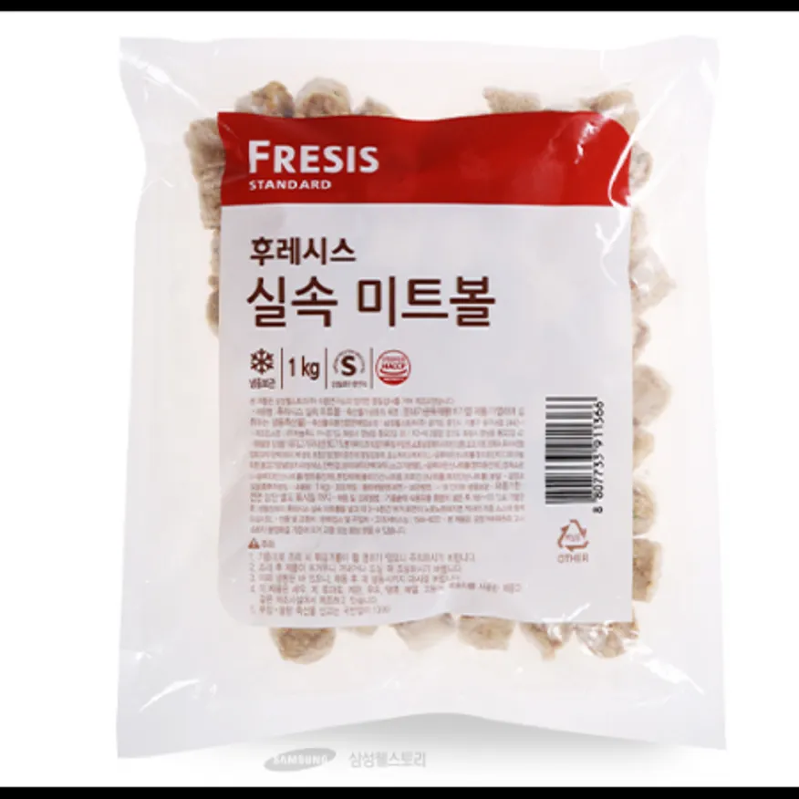 (16:30마감)실속미트볼(후레시스/1KG(87~97EA)/PAC/돈육:국내산) 이미지