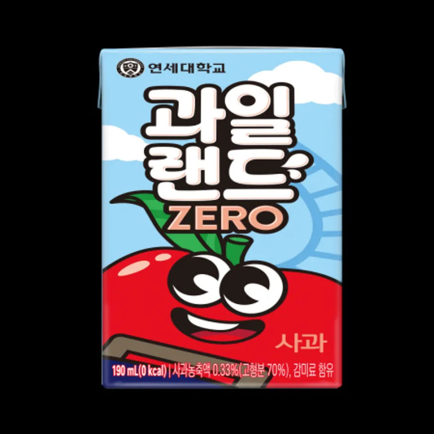 (16:30마감(D) 과일랜드사과제로(연세유업/190ml)EA 이미지