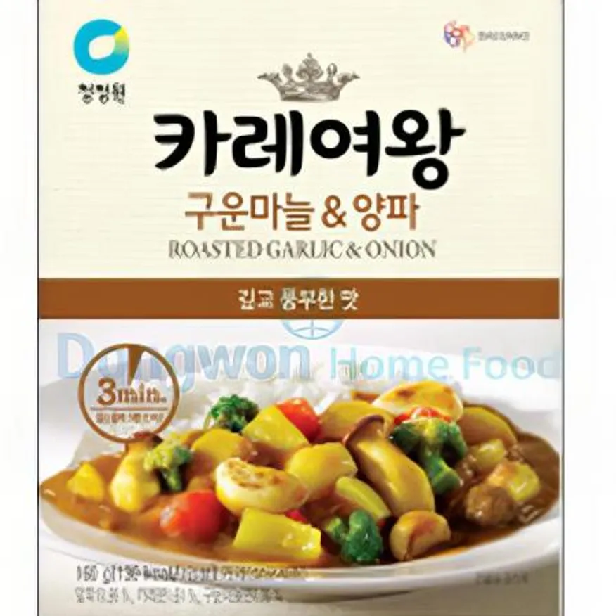 (16:30마감(D) 청정원카레여왕구운마늘양파(대상/즉석/160g)EA 이미지