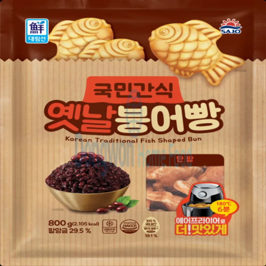 (16:30마감(D) 옛날단팥붕어빵(사조대림/냉동/800g)EA 이미지