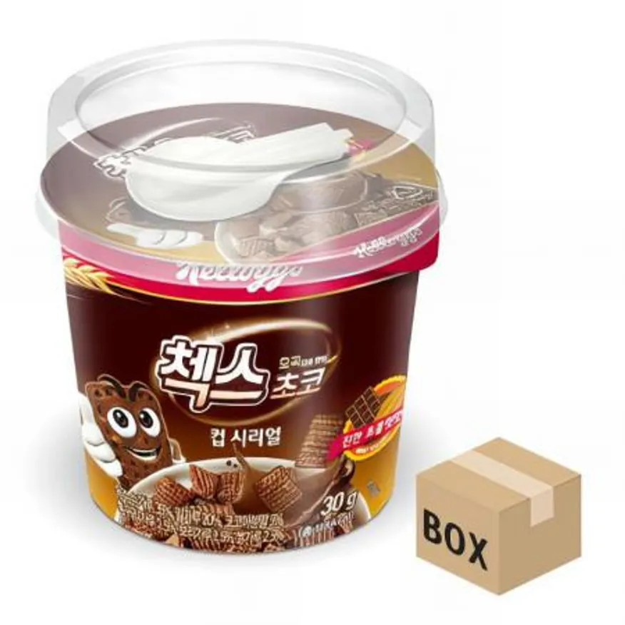 (16:30마감(D) 시리얼(초코첵스/컵/켈로그/40g*12EA)BOX 이미지
