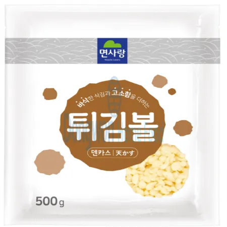 (16:30마감(D) 덴까스(면사랑/튀김볼/500g/우동고명)EA 이미지