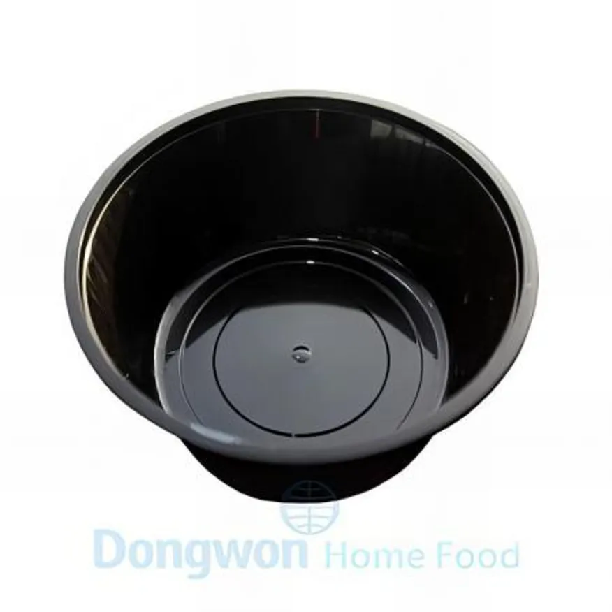 (16:30마감(D) 중화면용기(중/210*67mm/사출/PP/검정/400입)BOX 이미지
