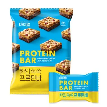 (16:30마감(D) 마이밀한입쏙쏙프로틴바(대상/10G*15입/F908)EA 이미지