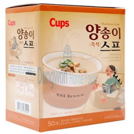 (16:30마감(D) 컵스컵스양송이스프(한국에스비/12G*50입)EA 이미지