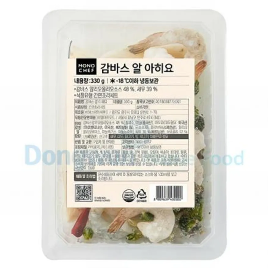 (16:30마감(D) 감바스알아히요(모노쉐프/냉동/330g)EA 이미지