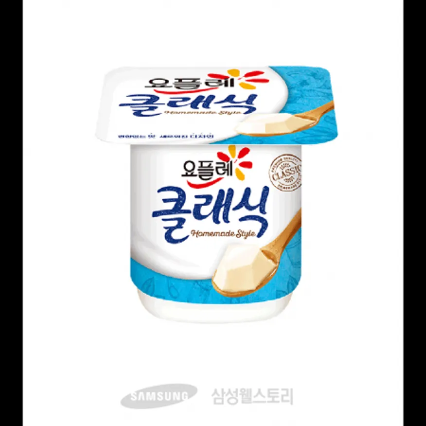 (16:30마감)떠먹는요구르트(85G/EA/빙그레/원유:국내산/요플레/클래식플레인) 이미지