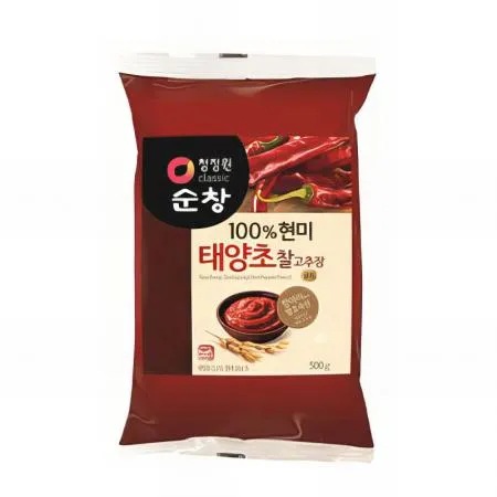 (16:30마감(D) 청정원현미찰고추장(대상/비닐/500g)EA 이미지