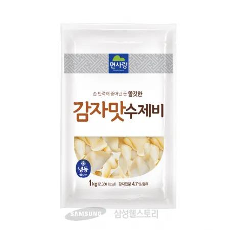 (16:30마감)감자맛수제비(1KG/PAC/미국산/면사랑/밀:호주산) 이미지