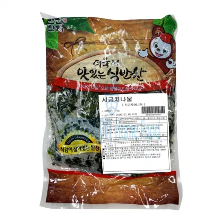 (16:30마감(D) 시금치나물반찬(시금치:중국산/단지/냉동/국내제조/1kg)EA 이미지