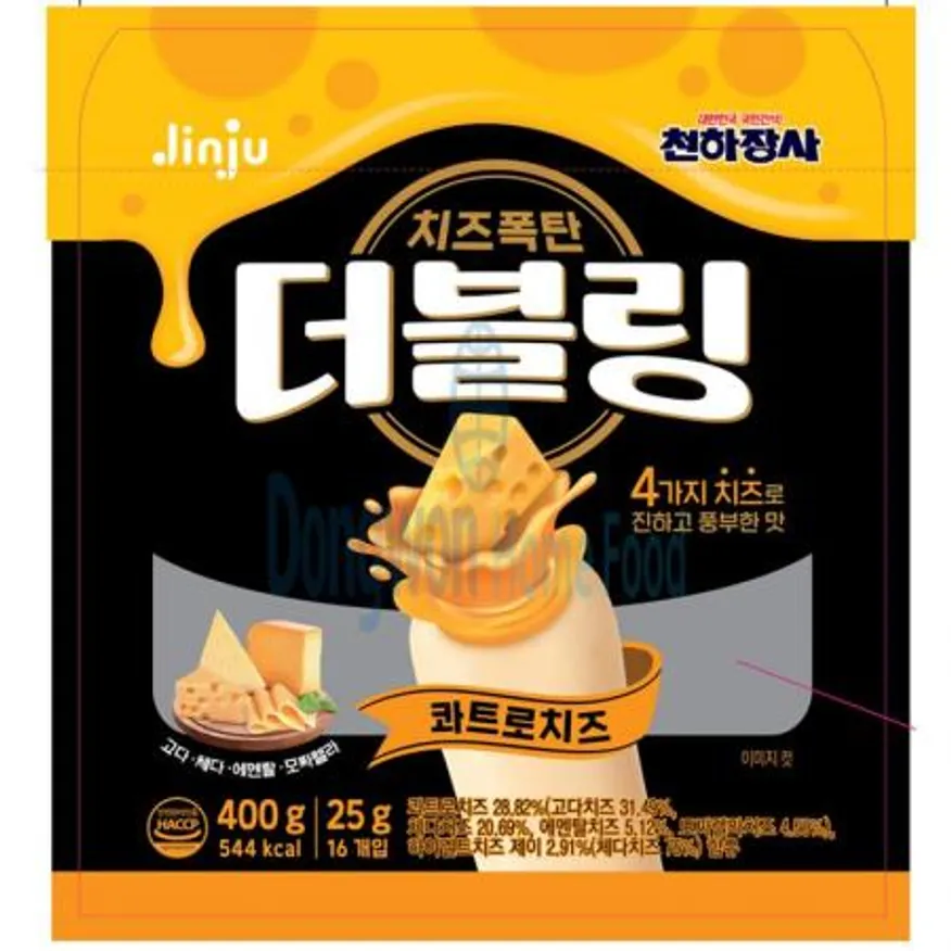 (16:30마감(D) 더블링콰트로치즈(진주햄/400g/16입)EA 이미지