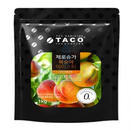 (16:30마감(D) 제로슈가복숭아아이스티(타코/1KG)EA 이미지