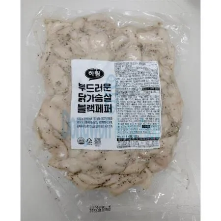 (16:30마감(D) 부드러운닭가슴살블랙페퍼(하림/냉동/슬라이스/계육:국내산/1kg)EA 이미지