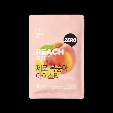 (16:30마감(L)제로복숭아아이스티파우더(스위트컵/500g) 이미지