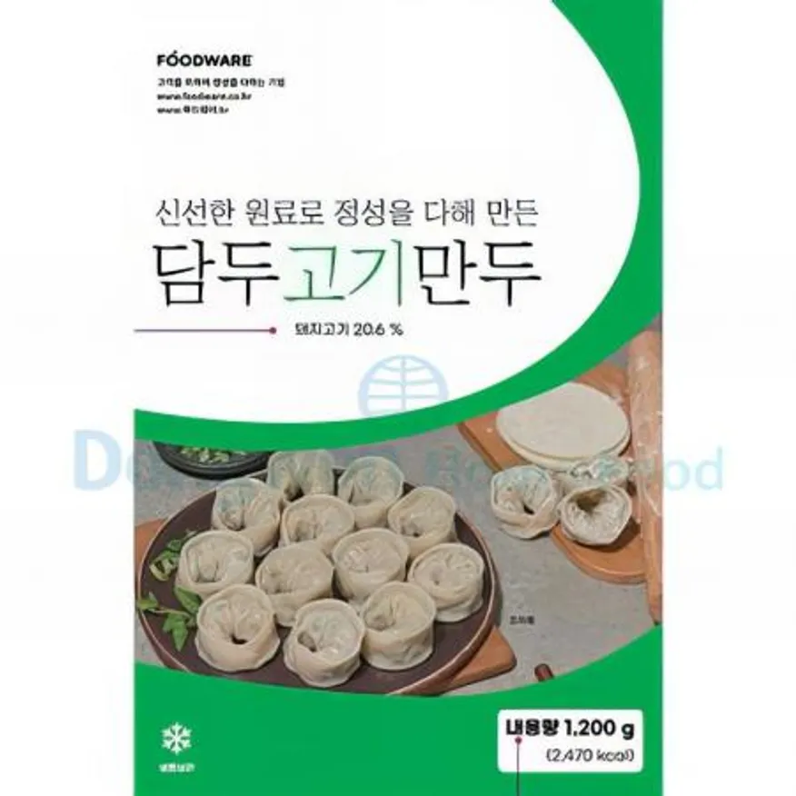 (16:30마감(D) 담두고기만두(푸드웨어/약28g*43입/1.2kg)EA 이미지