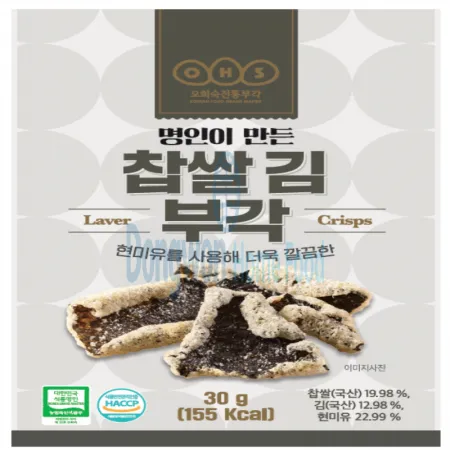 (16:30마감(D) 김부각(국내산/명인찹쌀/30g)EA 이미지