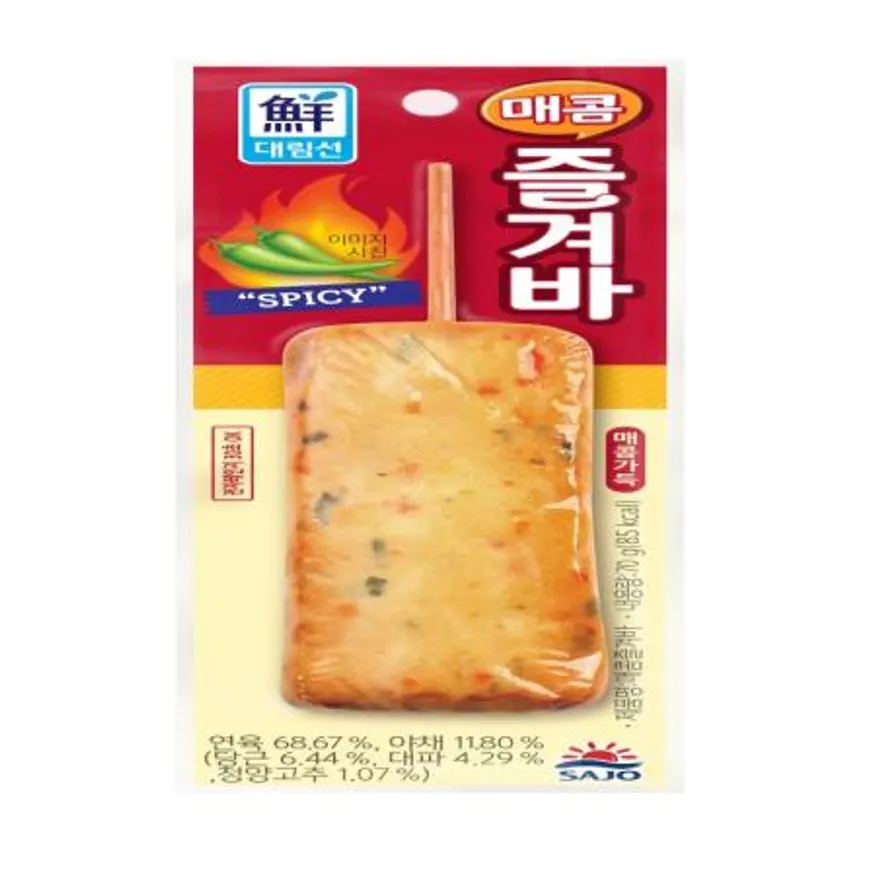 (16:30마감(D) 매콤즐겨바(사조대림/냉장/70g)EA 이미지