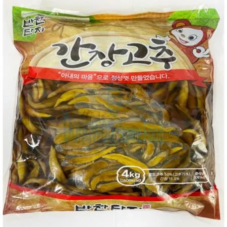 (16:30마감(D) 간장고추(중국완제/단지/4KG)EA 이미지